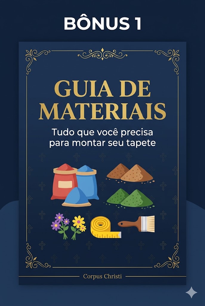 Bônus 1 - Kit de Materiais para Montagem dos Tapetes