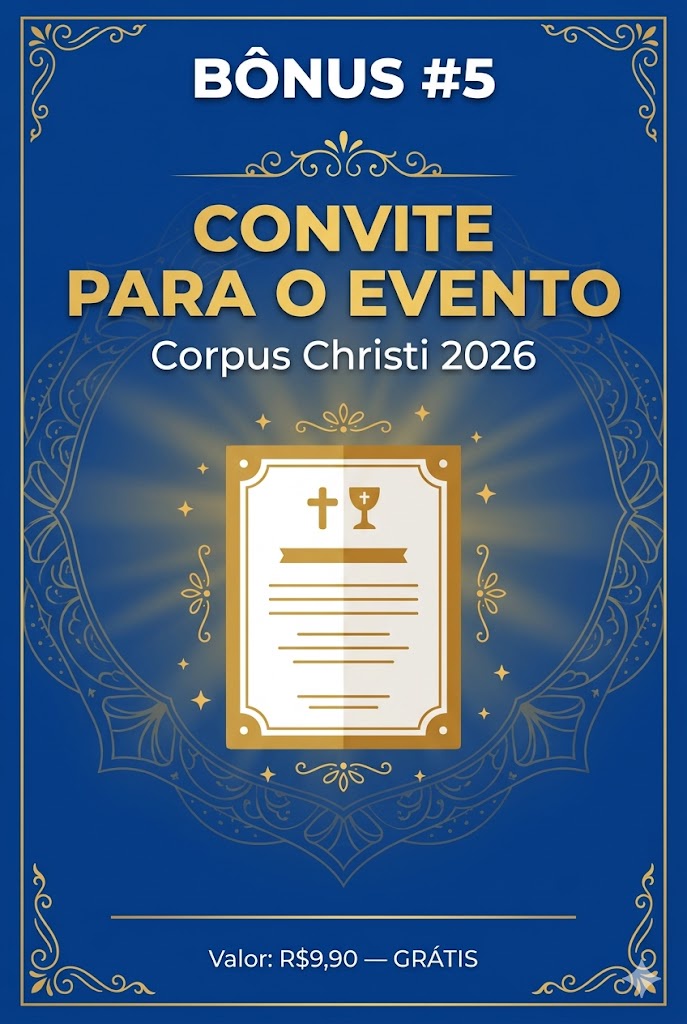 Bônus 5 - Convite para o Evento